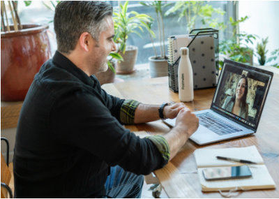 Man at computer